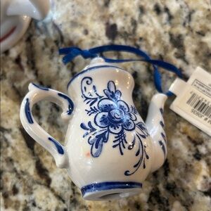 Collection of Souvenirs including Detroit Skyline Black Mug, & Teapot ornament